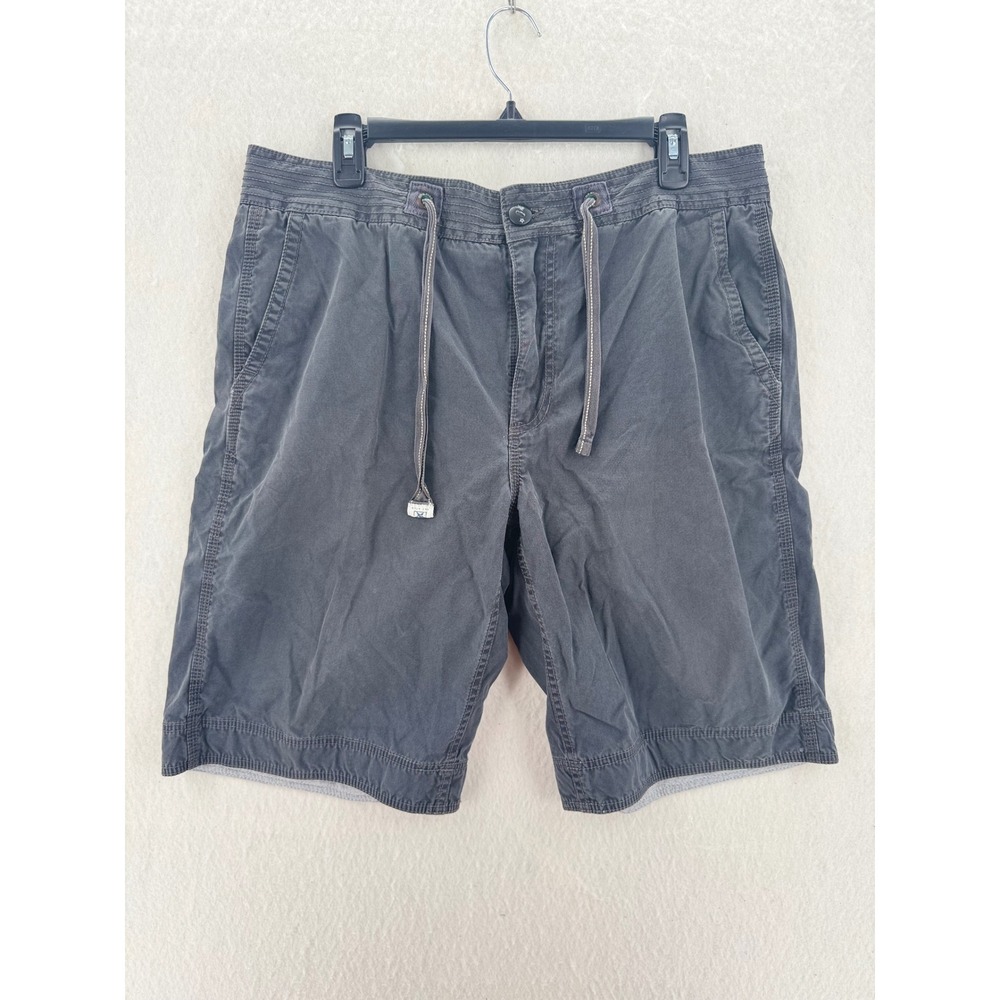 Converse - One Star Cargo Shorts Drawstring Cotton - Gray - 36 - Mens